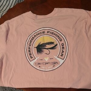 Columbia Pink Performance Fishing Gear Shirt